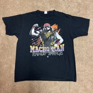 Vintage port and company “Macho Man” Randy Savage extra large T-Shirt
